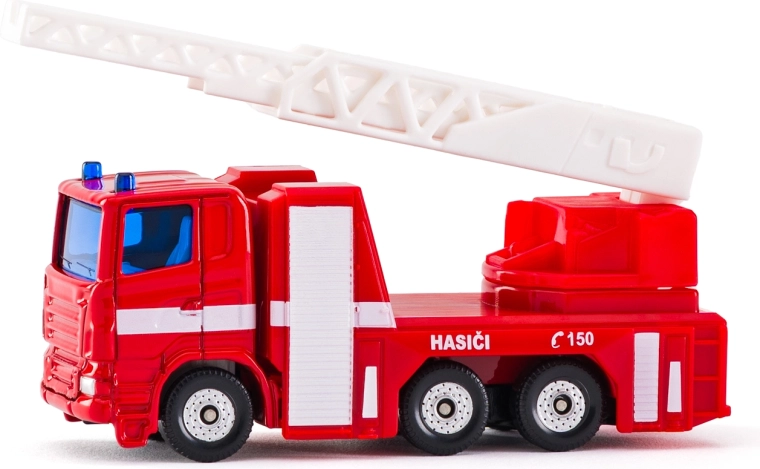 Siku camion de pompiers avec échelle télescopique – version tchèque