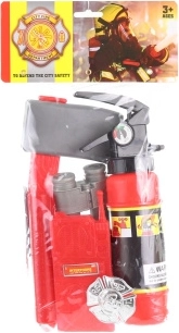 Set de pompier pour enfants avec extincteur à eau et accessoires