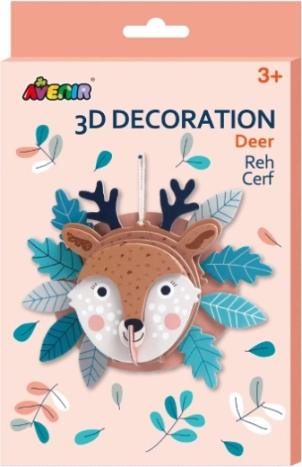Décoration 3D cerf