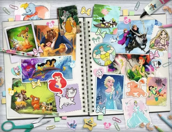 Puzzle Ravensburger Disney Scrapbook 2000 pièces