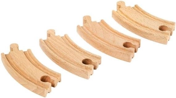 4 rails courbes courts pour des constructions variées
