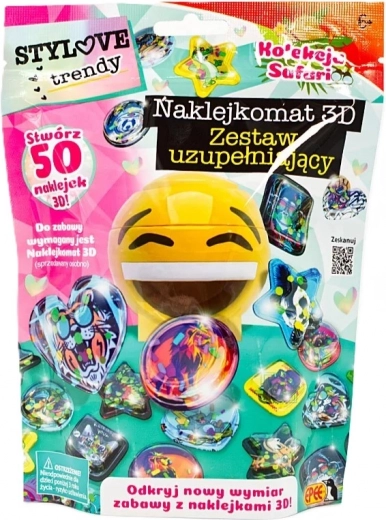 Naklejkomat 3D – set d’autocollants safari