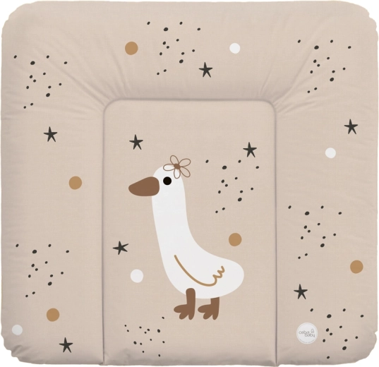 Ceba Baby matelas à langer souple pour commode Basic Star Duck 75 × 72 cm