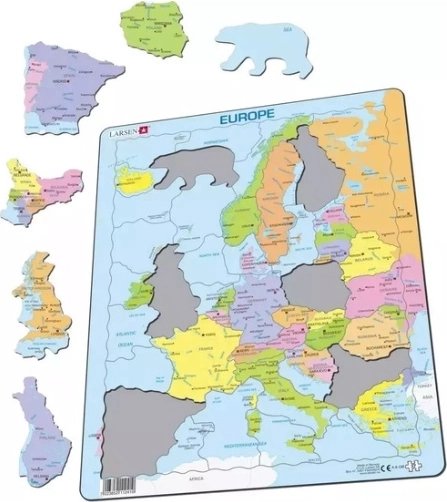 Carte politique de l’Europe Larsen