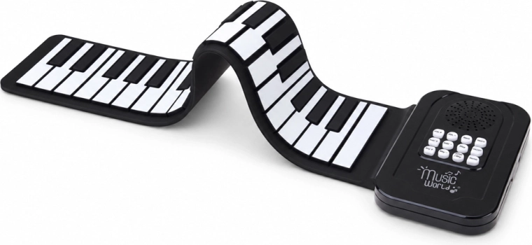 Clavier en silicone enroulable
