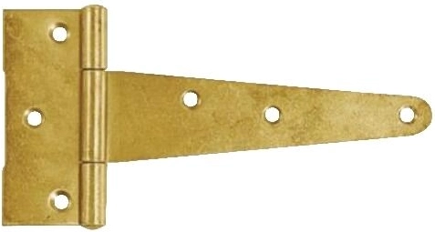 Charnière triangulaire 100 × 30 × 65 × 2 mm, acier zingué jaune