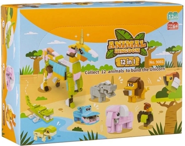 Jeu de construction Animal Kingdom 12 en 1
