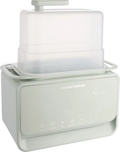 Canpol babies chauffe-biberon électrique et stérilisateur 7-en-1 avec thermostat