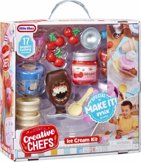 Set de crème glacée LITTLE TIKES Creative Chefs avec 17 accessoires