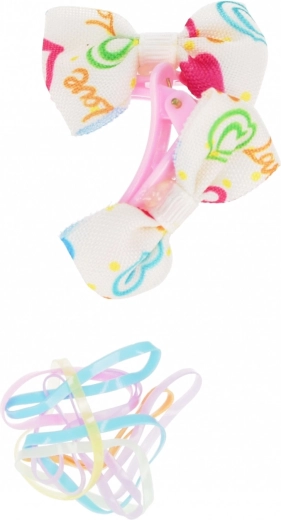 Set pratique avec accessoires pour cheveux