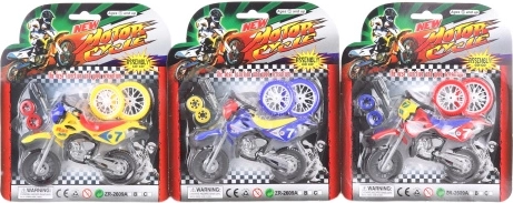 Moto à visser avec accessoires pour enfants