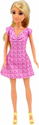 Poupée Anlily en robe rose tendance