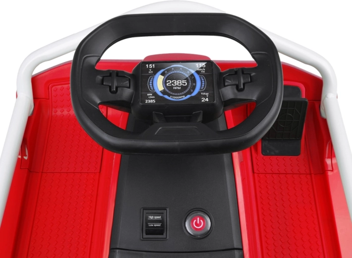 Puissance fluide 24V et vitesse jusqu’à 14 km/h