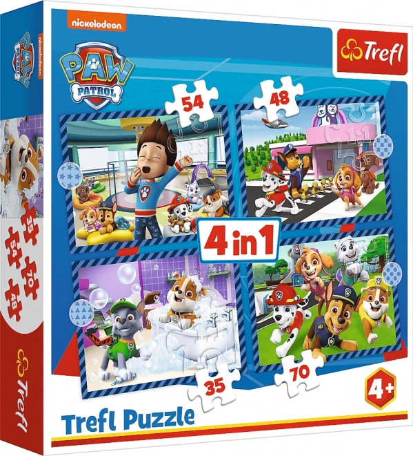 Puzzle 4-en-1 La Pat’ Patrouille – Histoires de chiots
