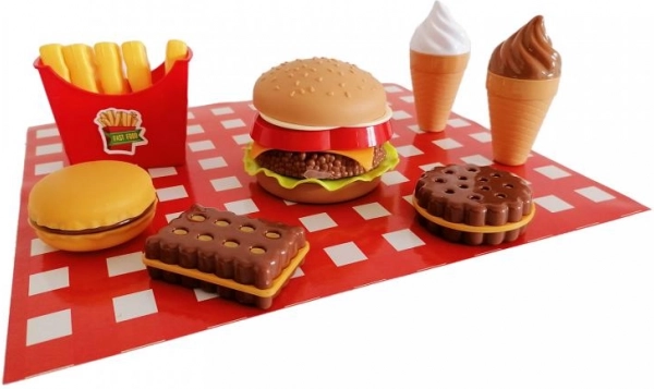 Ensemble d'Aliments Fast Food