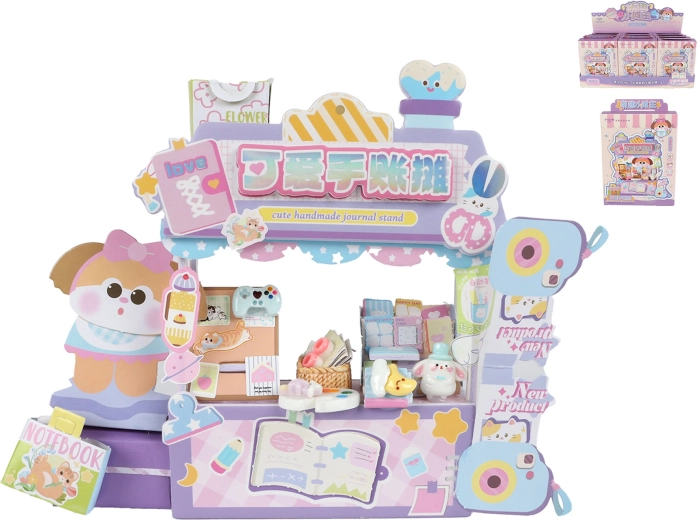 Stand kawaii avec jouets 15,5 cm