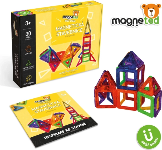 Jeu de construction magnétique Magneted, 30 pièces