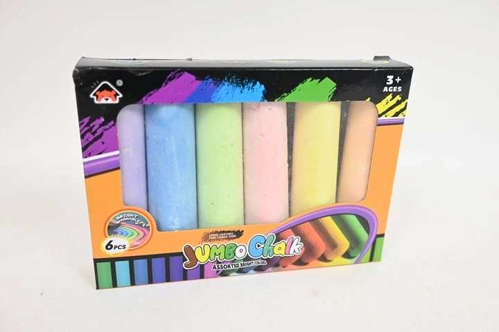 Craie de trottoir – lot de 6 pièces