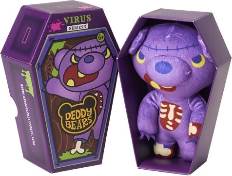Deddy Bears Virus ours en peluche dans un cercueil
