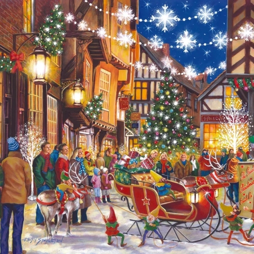 Un motif de Noël magique