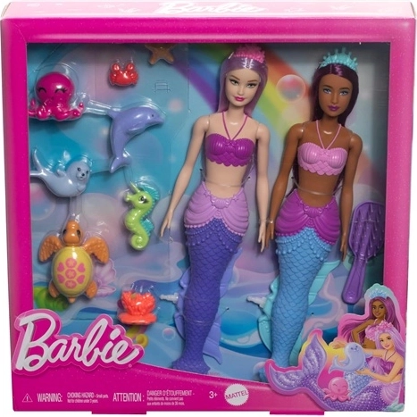Barbie Dreamtopia coffret de jeu avec 2 poupées et des animaux