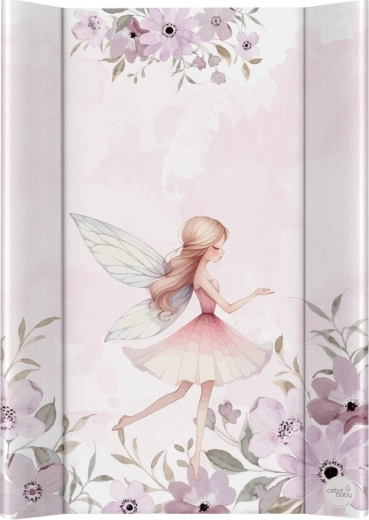 Ceba baby matelas à langer souple avec bords latéraux BASIC Meadow Fairy 50 × 70 cm