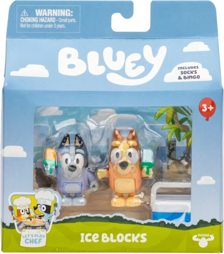 Figurines Bluey avec glaces