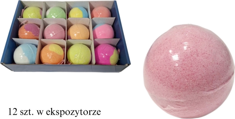 Bombe de bain effervescente colorante