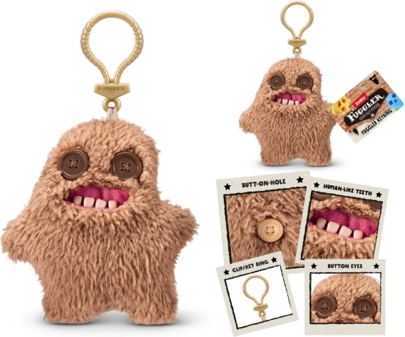Pendentif en peluche ZURU Fuggler 9 cm - 1 pièce