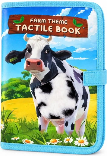Livre sensoriel en tissu pour enfants RENEW FORCE ferme et animaux de la ferme - 1 pièce