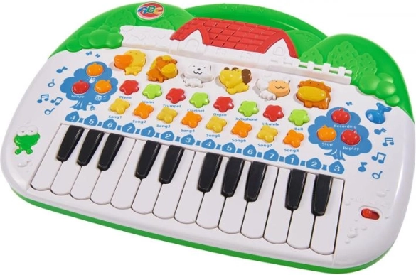Piano pour enfants avec animaux, lumières et sons