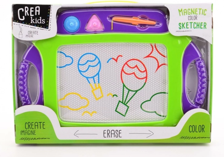 Grande ardoise de dessin colorée avec stylet