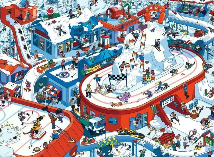 Puzzle Ravensburger Royaume des merveilles d’hiver XXL – 200 pièces