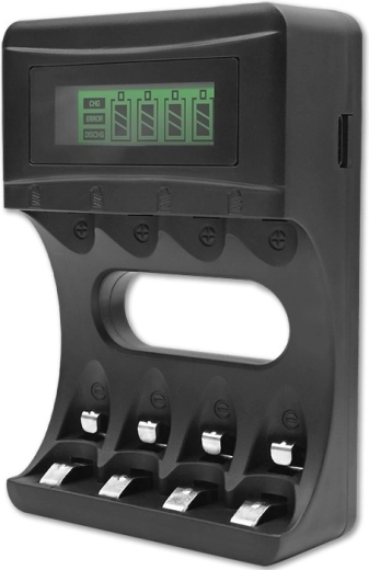 Chargeur pour batteries Ni-MH AAA/AA
