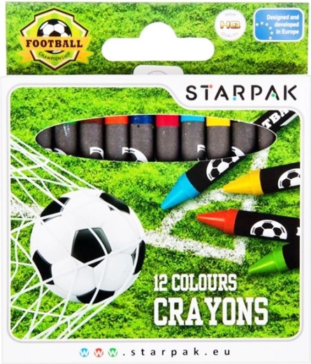 Crayons de cire football – 12 pcs