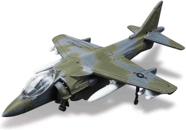 Maisto Fresh Metal Tailwinds AV-8B Harrier II avion gris foncé
