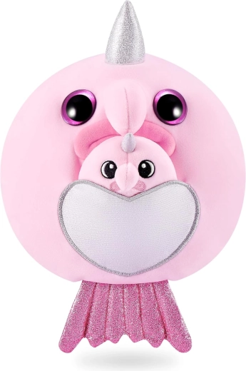 Peluche douce et détails scintillants