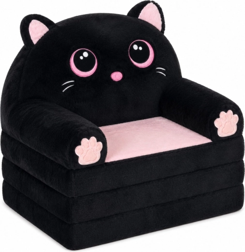 Peluche douce et adorables détails de chat