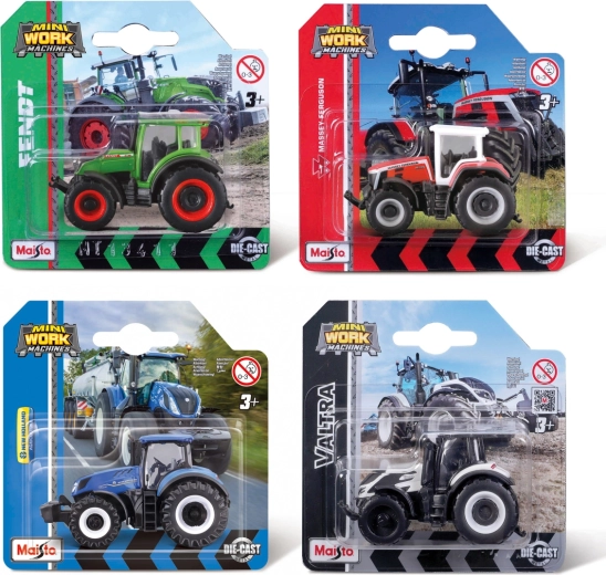Mini tracteur de chantier Maisto 3 pouces sous blister