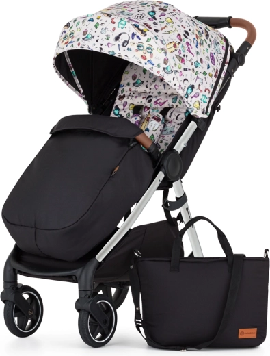 Petite&Mars poussette sportive Royal3 Silver édition limitée 100 Tattoo set