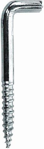Crampon fileté à fente 4,4 × 40 mm, acier zingué (100 pcs)