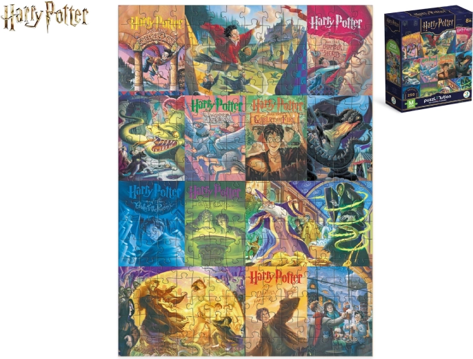 Puzzle Harry Potter – collage des couvertures de livres (250 pièces)