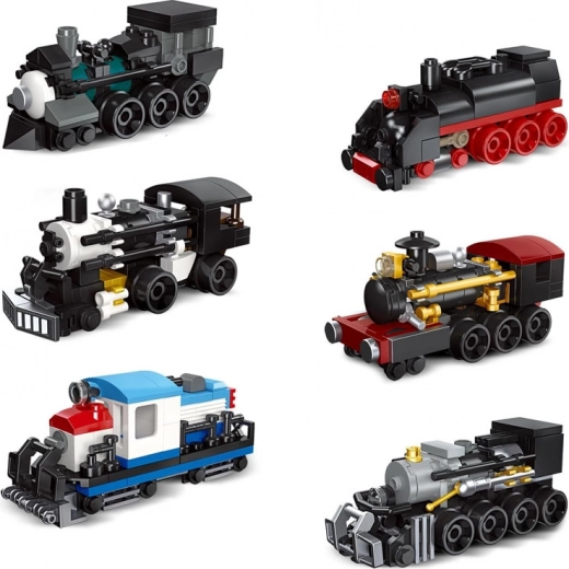 Six modèles de mini locomotives