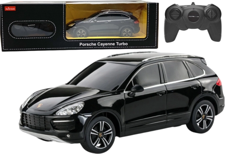 Voiture RC 1:24 Rastar Porsche Cayenne Turbo Noir
