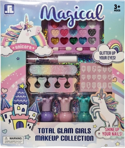 Coffret de beauté pour enfants à motif licorne