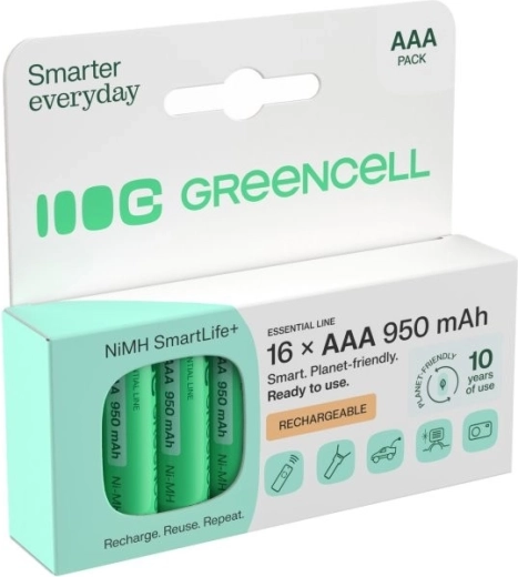 Grand lot de 16× AAA pour un usage quotidien
