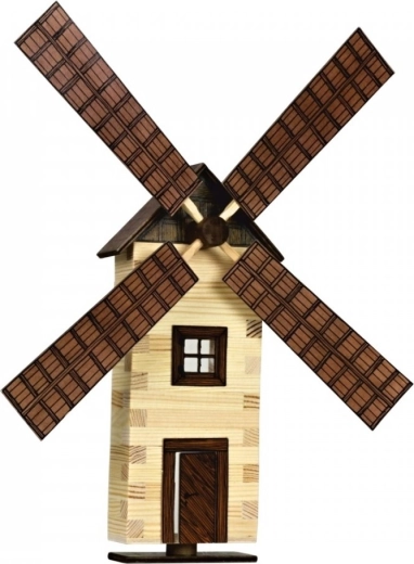 Walachia maquette en bois à coller – moulin à vent mural