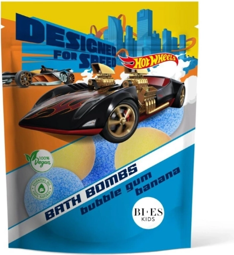 Bombes de bain HOT WHEELS au parfum de chewing-gum et banane