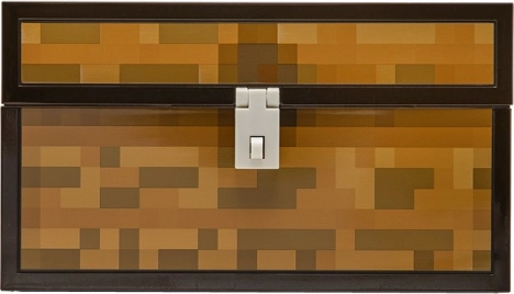 Minecraft tirelire coffre verrouillable