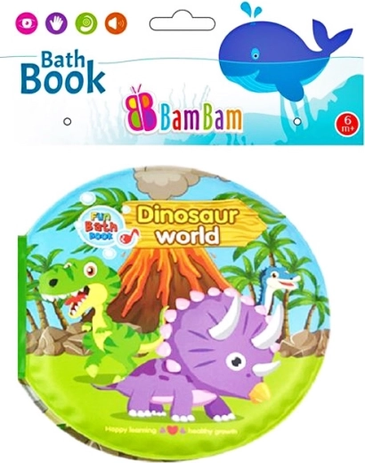 Livre de bain dinosaures avec son